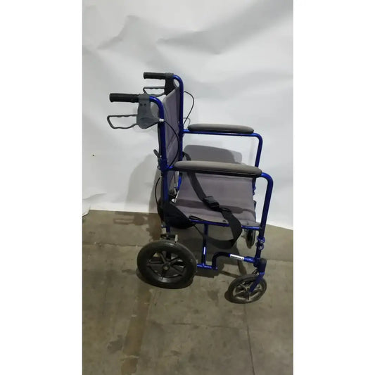 Reuse Medical Equipment Drive Medical Expedition Folding Manual Wheelchair - Lightweight Black Comfort Seat Wheelchairs, second-hand product photo 1