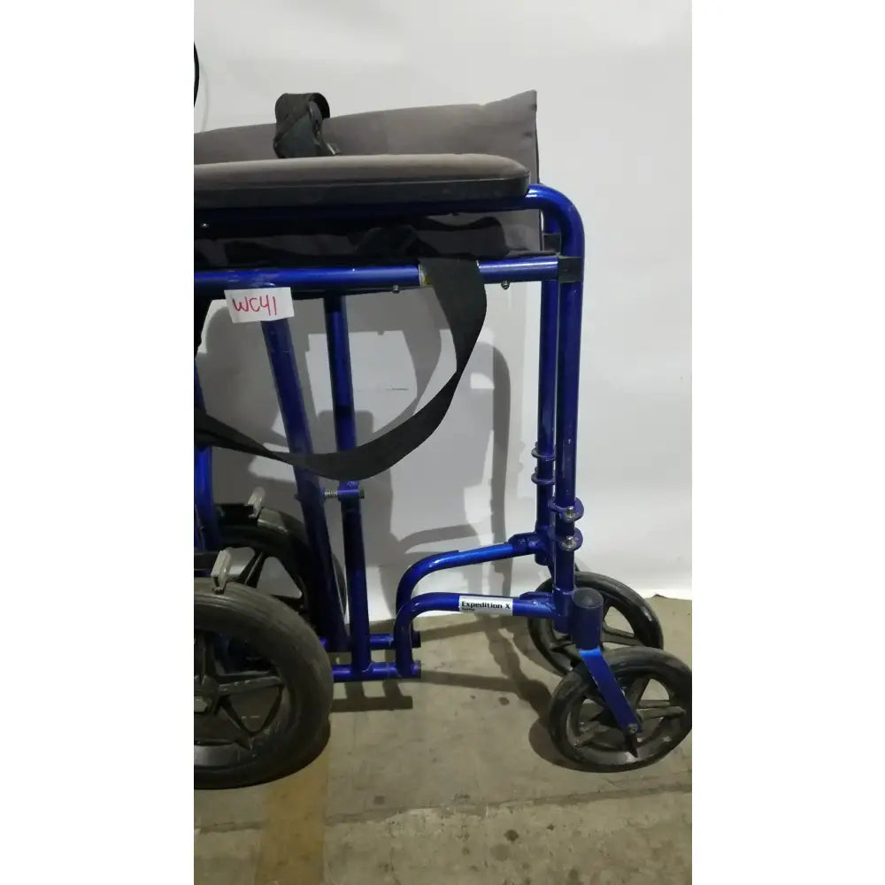 Reuse Medical Equipment Drive Medical Expedition Folding Manual Wheelchair - Lightweight Black Comfort Seat Wheelchairs, second-hand product photo 19