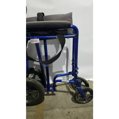 Reuse Medical Equipment Drive Medical Expedition Folding Manual Wheelchair - Lightweight Black Comfort Seat Wheelchairs, second-hand product photo 19