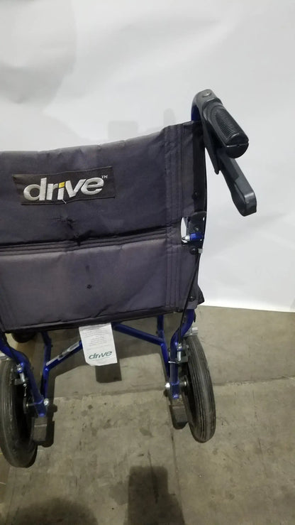 Reuse Medical Equipment Drive Medical Expedition Folding Manual Wheelchair - Lightweight Black Comfort Seat Wheelchairs, second-hand product photo 3