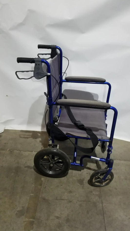 Reuse Medical Equipment Drive Medical Expedition Folding Manual Wheelchair - Lightweight Black Comfort Seat Wheelchairs, second-hand product photo 1