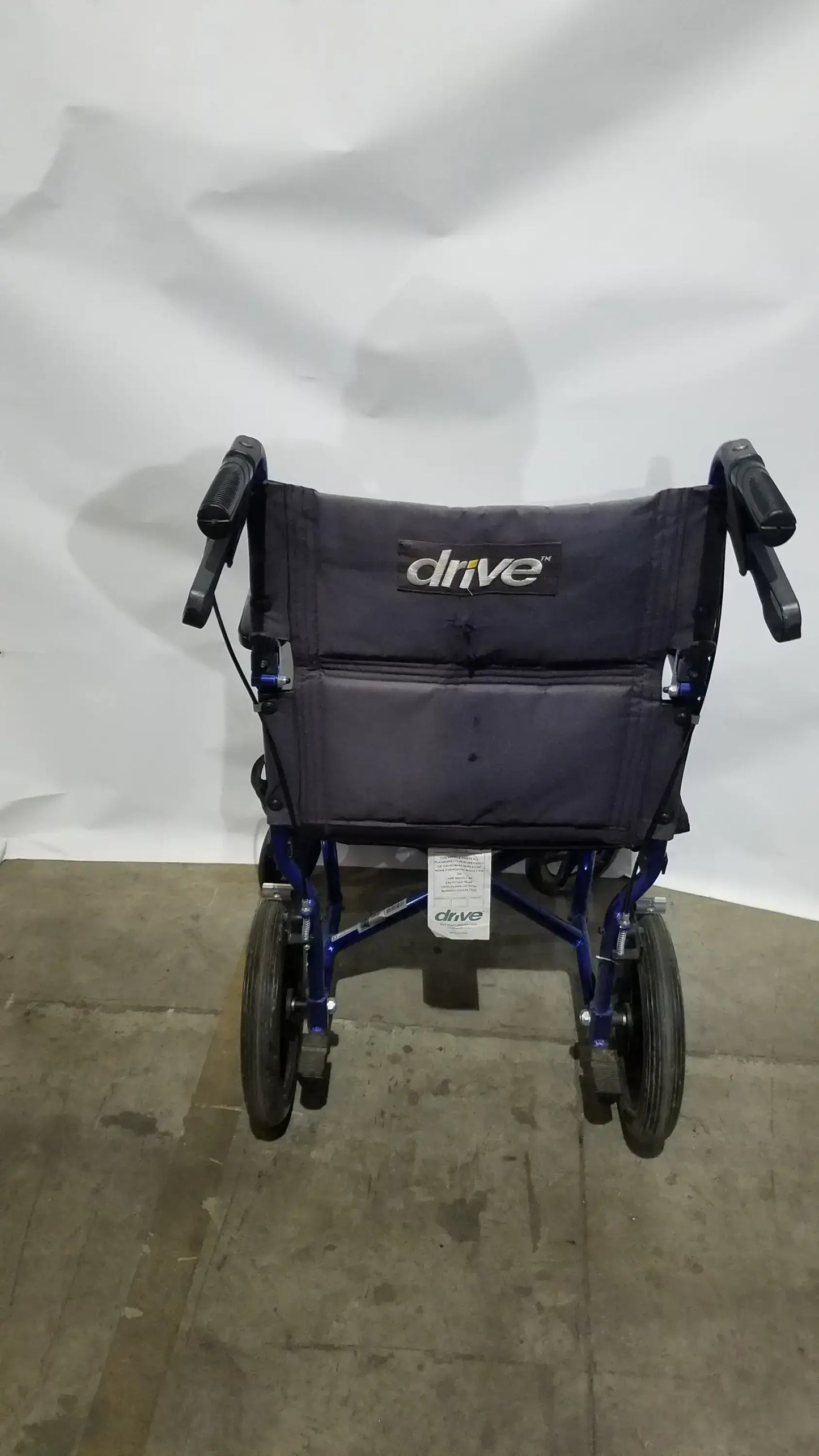 Reuse Medical Equipment Drive Medical Expedition Folding Manual Wheelchair - Lightweight Black Comfort Seat Wheelchairs, second-hand product photo 6