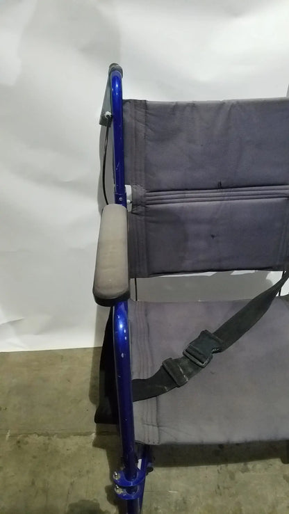 Reuse Medical Equipment Drive Medical Expedition Folding Manual Wheelchair - Lightweight Black Comfort Seat Wheelchairs, second-hand product photo 14