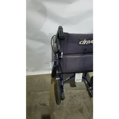 Reuse Medical Equipment Drive Medical Expedition Folding Manual Wheelchair - Lightweight Black Comfort Seat Wheelchairs, second-hand product photo 5