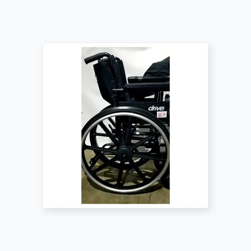 Reuse Medical Equipment Drive Medical Folding Manual Wheelchair - Black Comfort Seat Wheelchairs, second-hand product photo 17