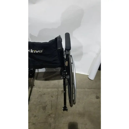 Reuse Medical Equipment Drive Medical Folding Manual Wheelchair - Black Comfort Seat Wheelchairs, second-hand product photo 3