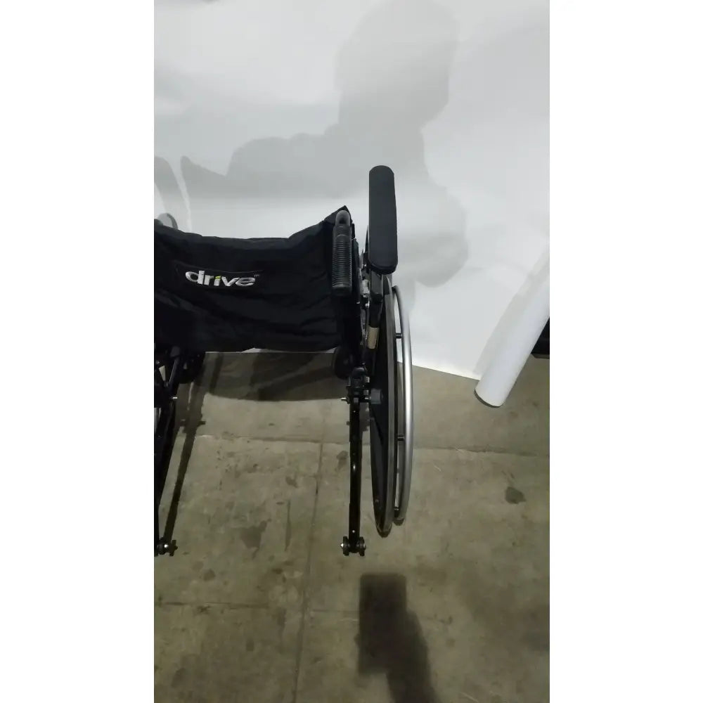 Reuse Medical Equipment Drive Medical Folding Manual Wheelchair - Black Comfort Seat Wheelchairs, second-hand product photo 2