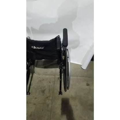 Reuse Medical Equipment Drive Medical Folding Manual Wheelchair - Black Comfort Seat Wheelchairs, second-hand product photo 2