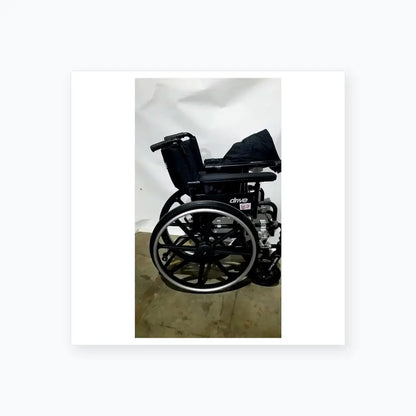 Reuse Medical Equipment Drive Medical Folding Manual Wheelchair - Black Comfort Seat Wheelchairs, second-hand product photo 21