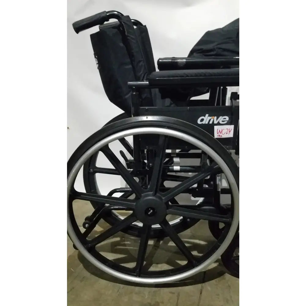 Reuse Medical Equipment Drive Medical Folding Manual Wheelchair - Black Comfort Seat Wheelchairs, second-hand product photo 17