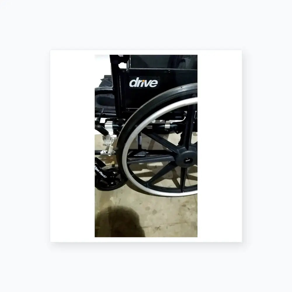 Reuse Medical Equipment Drive Medical Folding Manual Wheelchair - Black Comfort Seat Wheelchairs, second-hand product photo 7