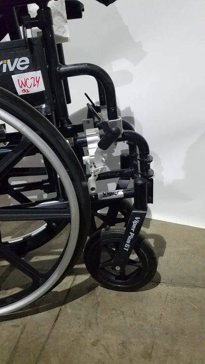 Reuse Medical Equipment Drive Medical Folding Manual Wheelchair - Black Comfort Seat Wheelchairs, second-hand product photo 20
