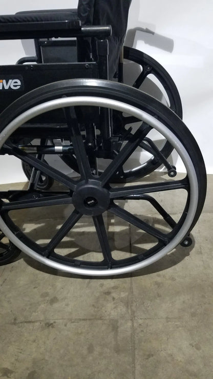 Reuse Medical Equipment Drive Medical Folding Manual Wheelchair - Black Comfort Seat Wheelchairs, second-hand product photo 6