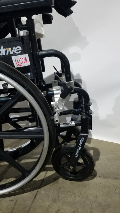 Reuse Medical Equipment Drive Medical Folding Manual Wheelchair - Black Comfort Seat Wheelchairs, second-hand product photo 19