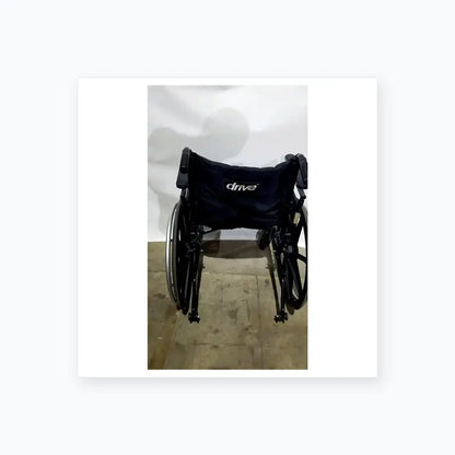 Reuse Medical Equipment Drive Medical Folding Manual Wheelchair - Black Comfort Seat Wheelchairs, second-hand product photo 5