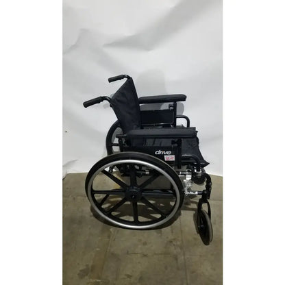 Reuse Medical Equipment Drive Medical Folding Manual Wheelchair - Black Comfort Seat Wheelchairs, second-hand product photo 1