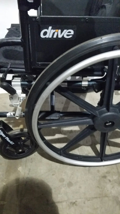 Reuse Medical Equipment Drive Medical Folding Manual Wheelchair - Black Comfort Seat Wheelchairs, second-hand product photo 7