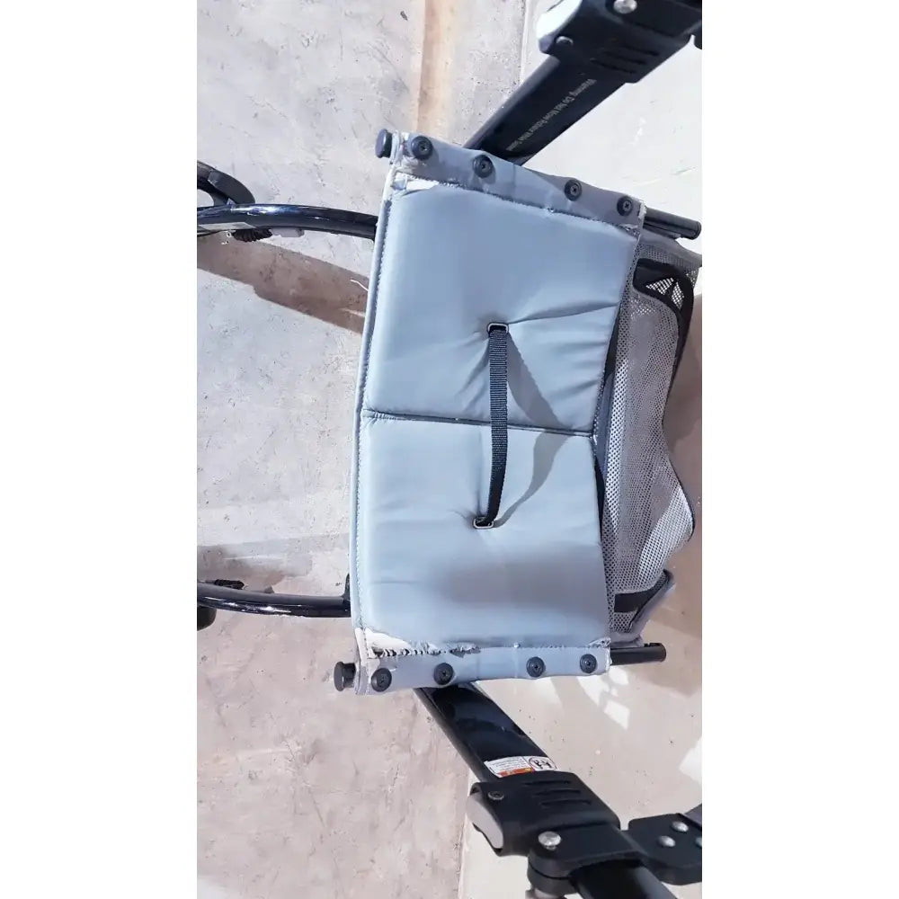 Drive Medical Nitro Aluminum Rollator Walker 10" Casters, Black & White Rollator Walker, second-hand product photo 4