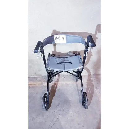 Drive Medical Nitro Aluminum Rollator Walker 10" Casters, Black & White Rollator Walker, second-hand product photo 15