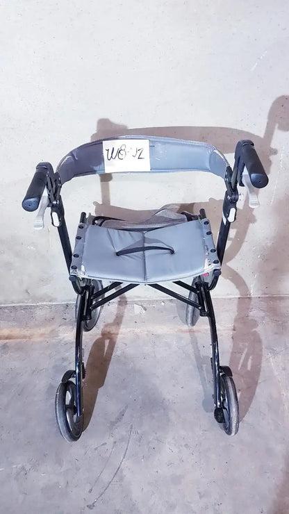 Drive Medical Nitro Aluminum Rollator Walker 10" Casters, Black & White Rollator Walker, second-hand product photo 15