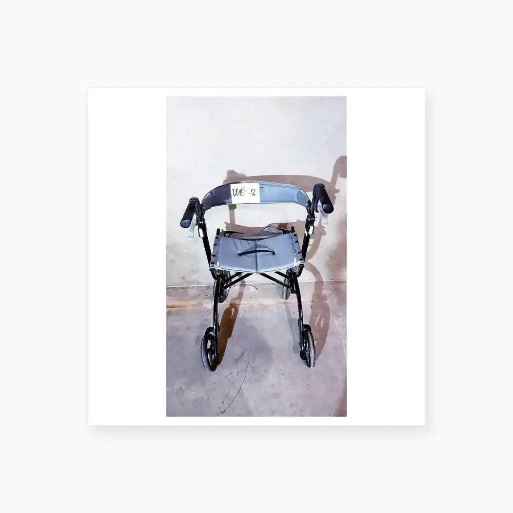 Drive Medical Nitro Aluminum Rollator Walker 10" Casters, Black & White Rollator Walker, second-hand product photo 15