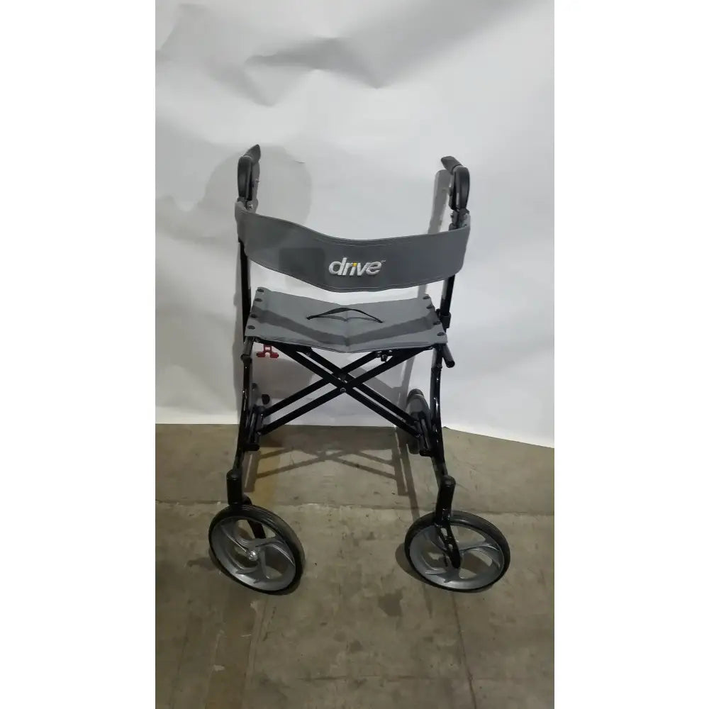 Reuse Medical Equipment Drive Medical Nitro Euro Rollator Tall Folding Walker 10266BK-T GRAY Adult Seat Walkers, second-hand product photo 4