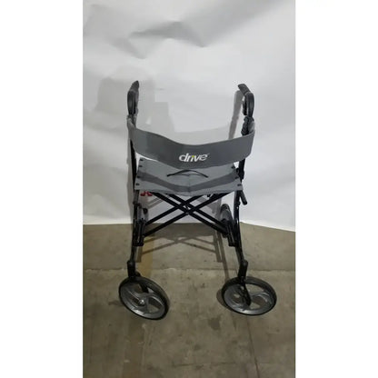Reuse Medical Equipment Drive Medical Nitro Euro Rollator Tall Folding Walker 10266BK-T GRAY Adult Seat Walkers, second-hand product photo 2