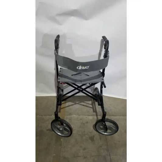 Reuse Medical Equipment Drive Medical Nitro Euro Rollator Tall Folding Walker 10266BK-T GRAY Adult Seat Walkers, second-hand product photo 2