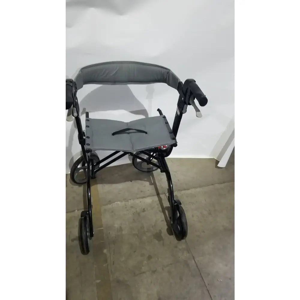 Reuse Medical Equipment Drive Medical Nitro Euro Rollator Tall Folding Walker 10266BK-T GRAY Adult Seat Walkers, second-hand product photo 10