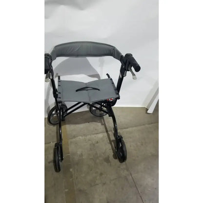 Reuse Medical Equipment Drive Medical Nitro Euro Rollator Tall Folding Walker 10266BK-T GRAY Adult Seat Walkers, second-hand product photo 10