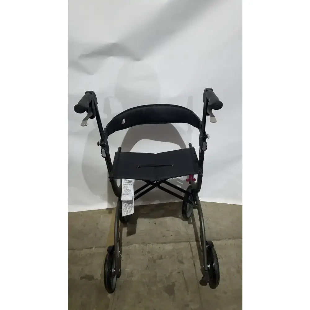 Reuse Medical Equipment Drive Medical Nitro Folding Rollator Walker - Black Frame with Padded Seat Walkers, second-hand product photo 18