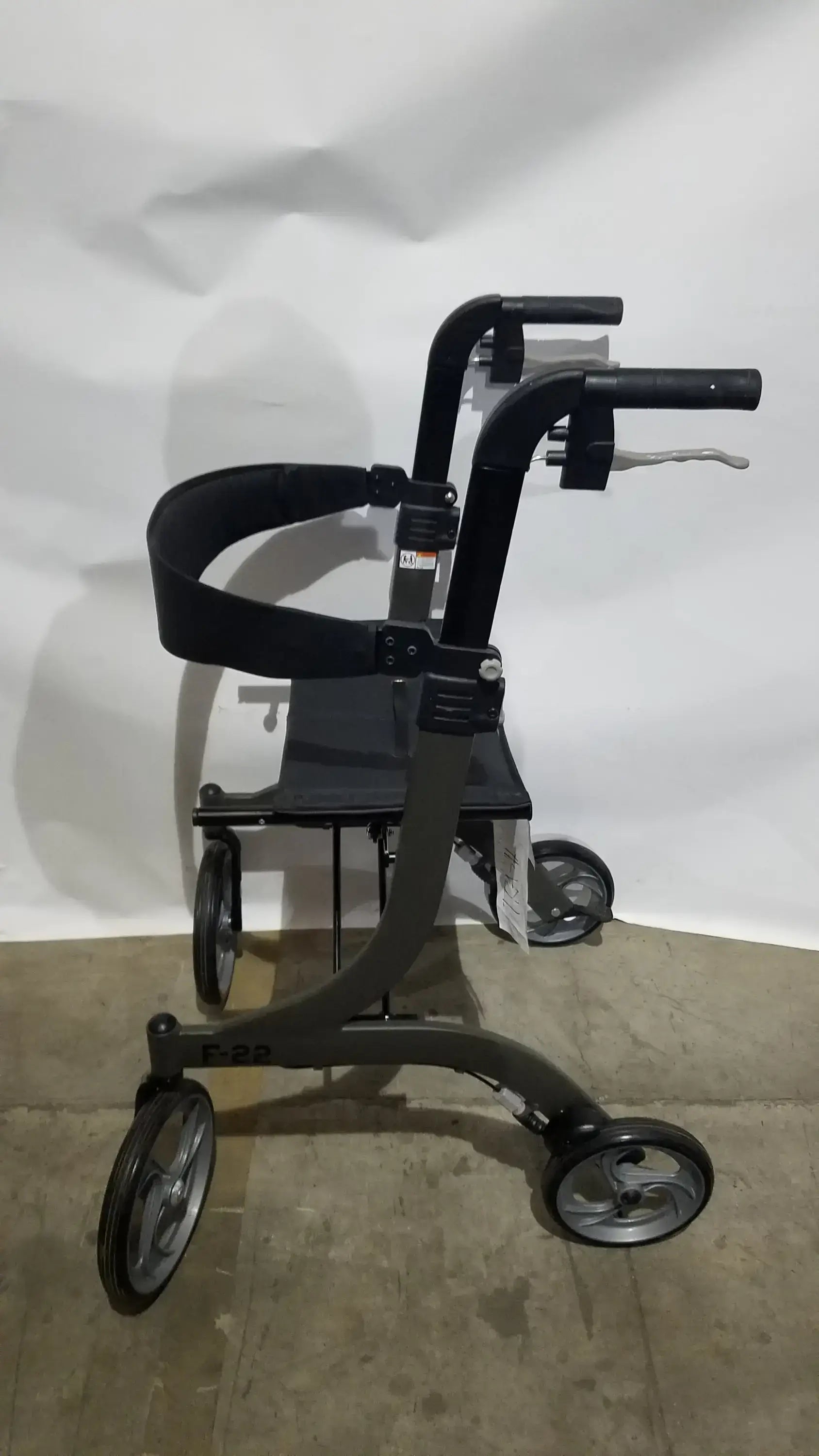 Reuse Medical Equipment Drive Medical Nitro Folding Rollator Walker - Black Frame with Padded Seat Walkers, second-hand product photo 11