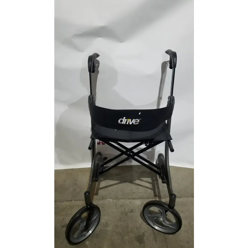 Reuse Medical Equipment Drive Medical Nitro Folding Rollator Walker - Black Frame with Padded Seat Walkers, second-hand product photo 6