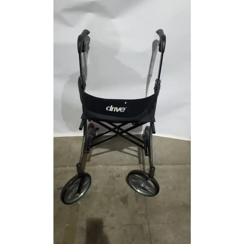 Reuse Medical Equipment Drive Medical Nitro Folding Rollator Walker - Black Frame with Padded Seat Walkers, second-hand product photo 5