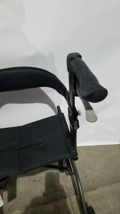 Reuse Medical Equipment Drive Medical Nitro Folding Rollator Walker - Black Frame with Padded Seat Walkers, second-hand product photo 16