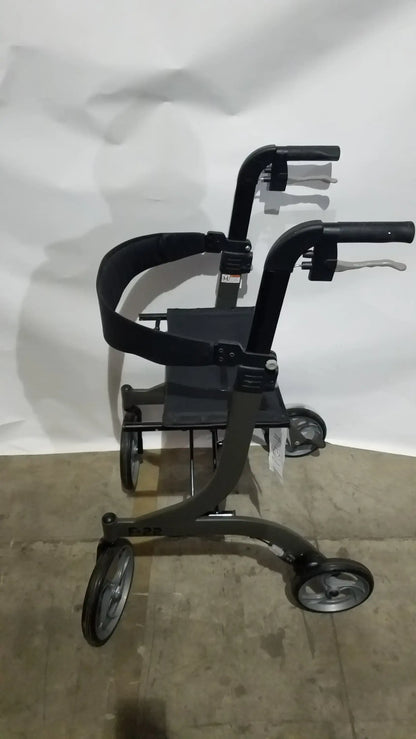Reuse Medical Equipment Drive Medical Nitro Folding Rollator Walker - Black Frame with Padded Seat Walkers, second-hand product photo 8