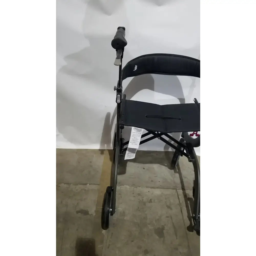 Reuse Medical Equipment Drive Medical Nitro Folding Rollator Walker - Black Frame with Padded Seat Walkers, second-hand product photo 13