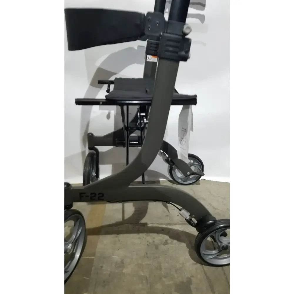 Reuse Medical Equipment Drive Medical Nitro Folding Rollator Walker - Black Frame with Padded Seat Walkers, second-hand product photo 10