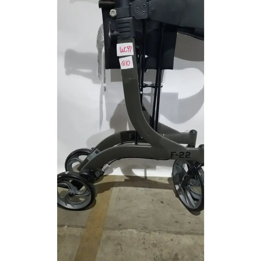 Reuse Medical Equipment Drive Medical Nitro Folding Rollator Walker - Black Frame with Padded Seat Walkers, second-hand product photo 19