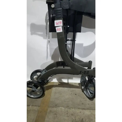 Reuse Medical Equipment Drive Medical Nitro Folding Rollator Walker - Black Frame with Padded Seat Walkers, second-hand product photo 19