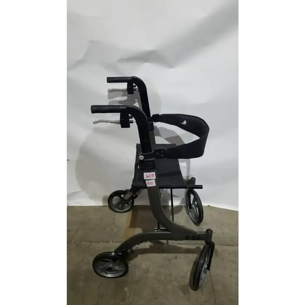 Reuse Medical Equipment Drive Medical Nitro Folding Rollator Walker - Black Frame with Padded Seat Walkers, second-hand product photo 3
