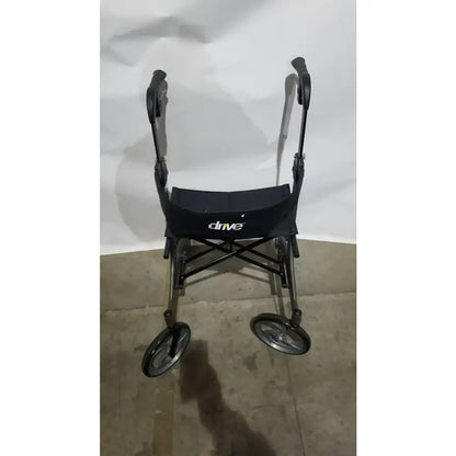 Reuse Medical Equipment Drive Medical Nitro Folding Rollator Walker - Black Frame with Padded Seat Walkers, second-hand product photo 4