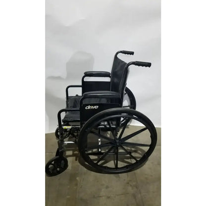 Reuse Medical Equipment Drive Medical Silver Sport 2 Folding Wheelchair Lightweight Black Cushion Seat Wheelchairs, second-hand product photo 13