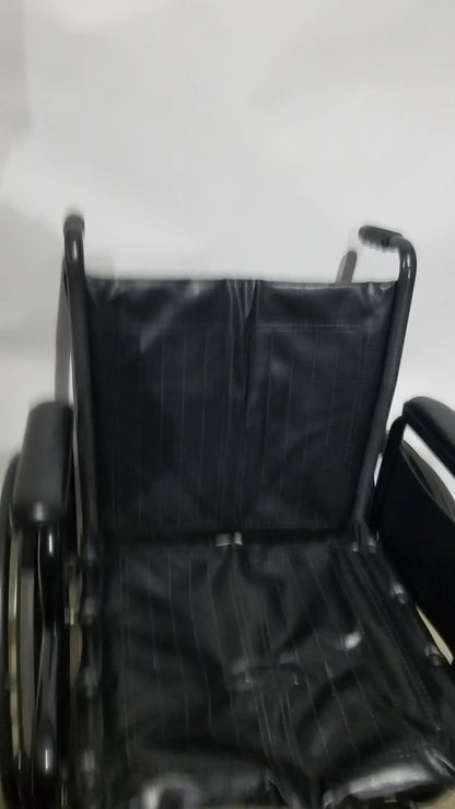 Reuse Medical Equipment Drive Medical Silver Sport 2 Folding Wheelchair Lightweight Black Cushion Seat Wheelchairs, second-hand product photo 8