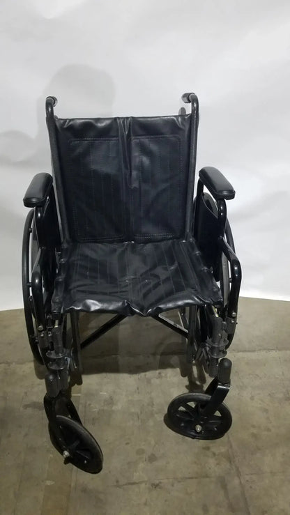 Reuse Medical Equipment Drive Medical Silver Sport 2 Folding Wheelchair Lightweight Black Cushion Seat Wheelchairs, second-hand product photo 5