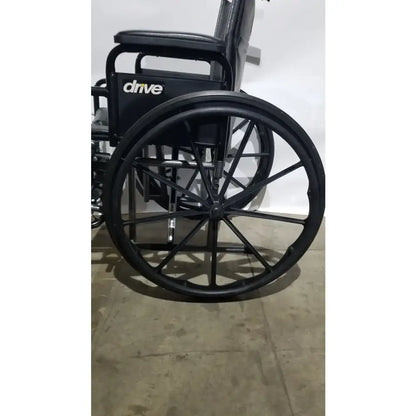 Reuse Medical Equipment Drive Medical Silver Sport 2 Folding Wheelchair Lightweight Black Cushion Seat Wheelchairs, second-hand product photo 14