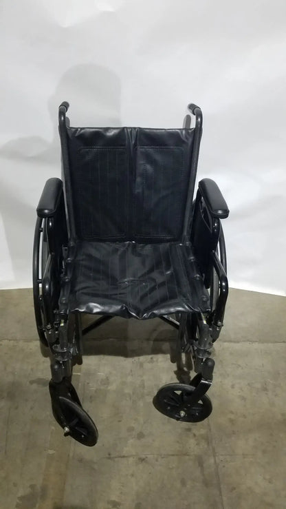 Reuse Medical Equipment Drive Medical Silver Sport 2 Folding Wheelchair Lightweight Black Cushion Seat Wheelchairs, second-hand product photo 12