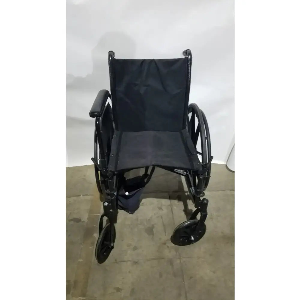 Reuse Medical Equipment Drive Medical Silver Sport 2 Folding Wheelchair Lightweight Black Seat Wheelchairs, second-hand product photo 5