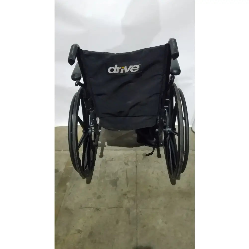 Reuse Medical Equipment Drive Medical Silver Sport 2 Folding Wheelchair Lightweight Black Seat Wheelchairs, second-hand product photo 14