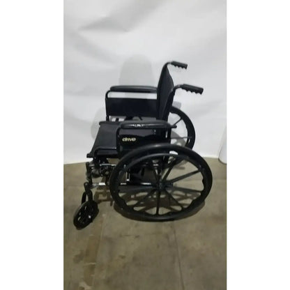 Reuse Medical Equipment Drive Medical Silver Sport 2 Folding Wheelchair Lightweight Black Seat Wheelchairs, second-hand product photo 12